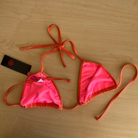 Doll swimwear coral triangle bikini top - Picture 2 of 2